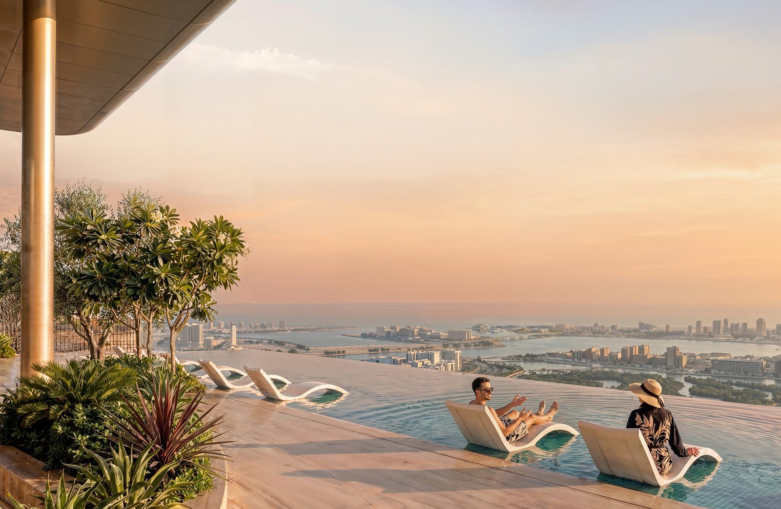 Rixos Al Reem Residences on Reem Island Abu Dhabi presenting contemporary waterfront architecture and branded luxury living.